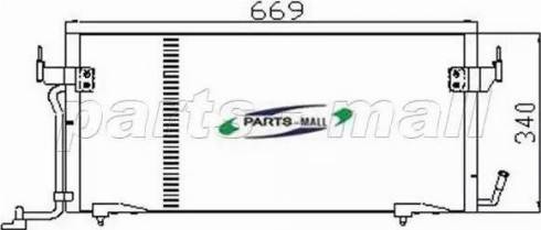 Parts-Mall PXNCX-005Z - Lauhdutin, ilmastointilaite inparts.fi