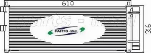 Parts-Mall PXNCX-034G - Lauhdutin, ilmastointilaite inparts.fi