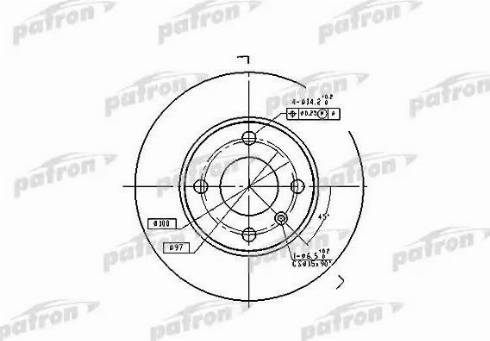 Patron PBD4050 - Jarrulevy inparts.fi