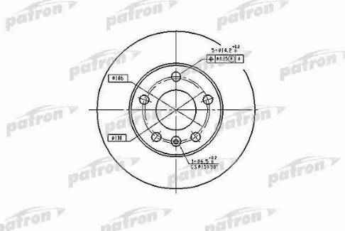 Patron PBD4051 - Jarrulevy inparts.fi