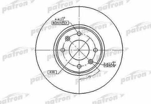 Patron PBD4141 - Jarrulevy inparts.fi