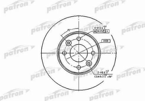 Patron PBD4364 - Jarrulevy inparts.fi