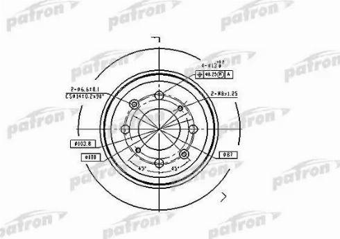 Patron PBD2646 - Jarrulevy inparts.fi