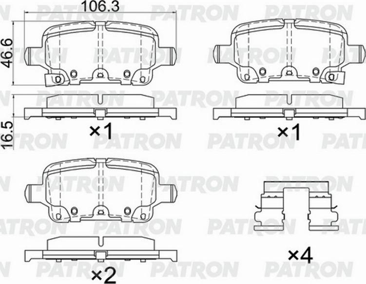 Patron PBP290 - Jarrupala, levyjarru inparts.fi