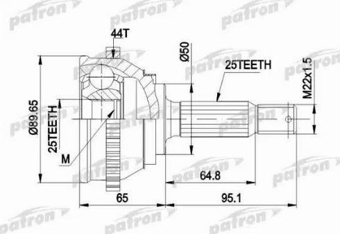 Patron PCV1370 - Nivelsarja, vetoakseli inparts.fi