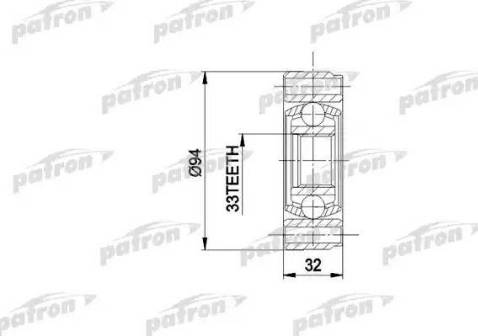 Patron PCV3004 - Nivelsarja, vetoakseli inparts.fi