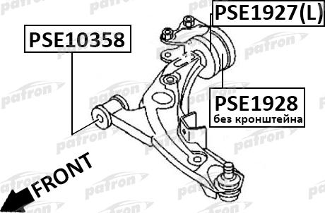 Patron PSE10358 - Tukivarren hela inparts.fi