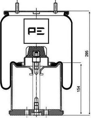 PE Automotive 084.082-72A - Metallipalje, ilmajousitus inparts.fi