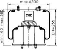 PE Automotive 084.289-71A - Metallipalje, ilmajousitus inparts.fi