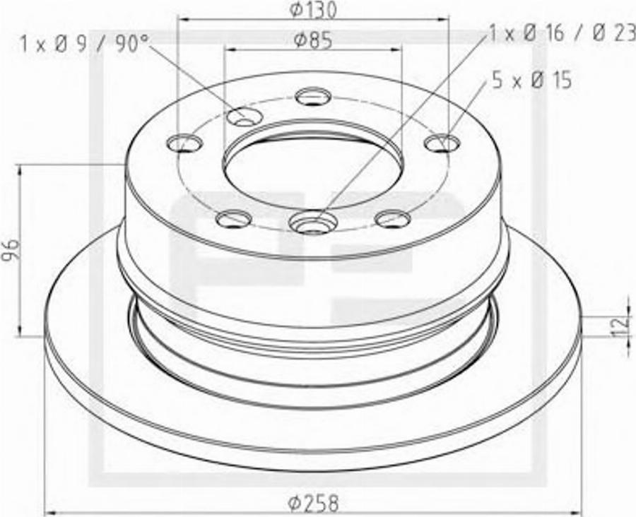 PETERS 016.290-00A - Jarrulevy inparts.fi