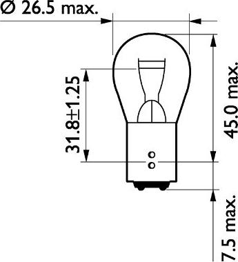 PHILIPS 13499B2 - Polttimo, vilkkuvalo inparts.fi