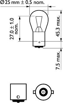 PHILIPS 12445CP - Polttimo inparts.fi