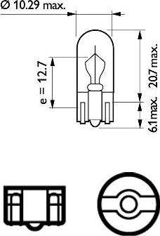 PHILIPS 12256CP - Polttimo, vilkkuvalo inparts.fi