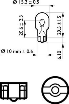 PHILIPS 12067CP - Polttimo, vilkkuvalo inparts.fi