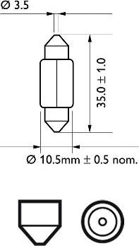 PHILIPS 12844B2 - Polttimo, rekisterikilvenvalo inparts.fi