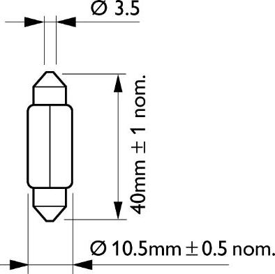 PHILIPS 12866B2 - Polttimo, rekisterikilvenvalo inparts.fi