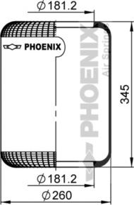 Phoenix 1 E 26 - Metallipalje, ilmajousitus inparts.fi