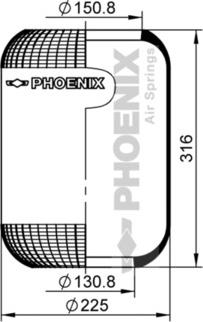 Phoenix 1 E 23 A - Metallipalje, ilmajousitus inparts.fi