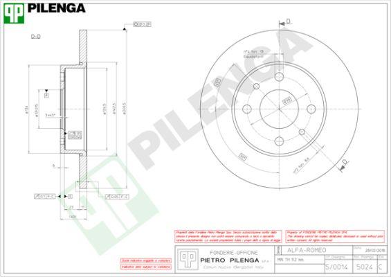 Pilenga 5024 - Jarrulevy inparts.fi