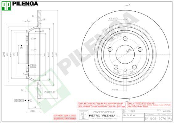 Pilenga 5076 - Jarrulevy inparts.fi