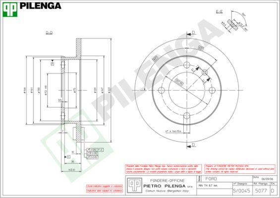 Pilenga 5077 - Jarrulevy inparts.fi