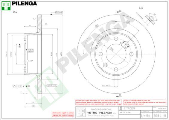 Pilenga 5384 - Jarrulevy inparts.fi