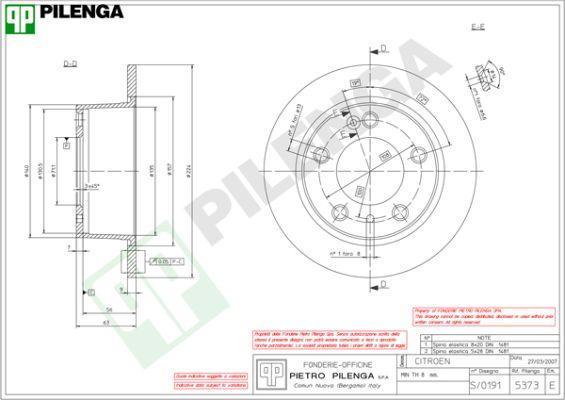 Pilenga 5373 - Jarrulevy inparts.fi