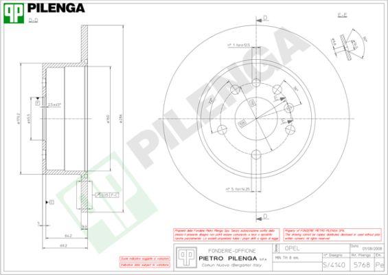 Pilenga 5768 - Jarrulevy inparts.fi