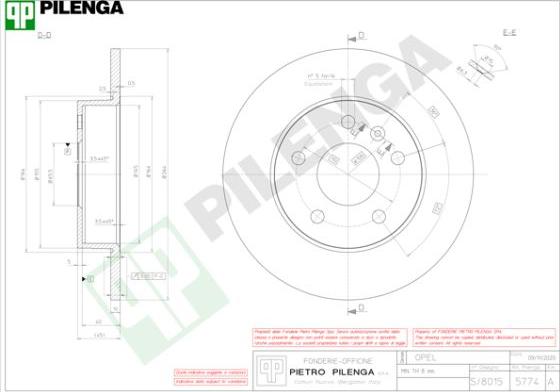 Pilenga 5774 - Jarrulevy inparts.fi