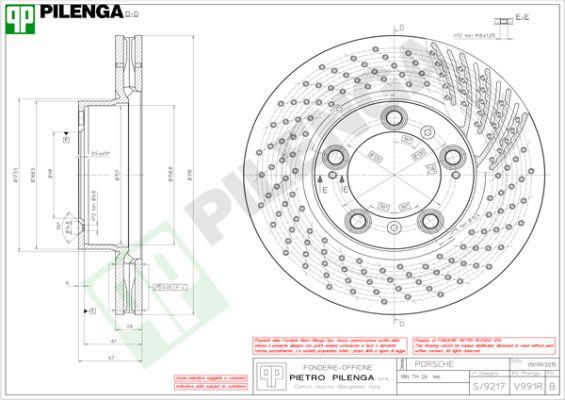 Pilenga V991R - Jarrulevy inparts.fi