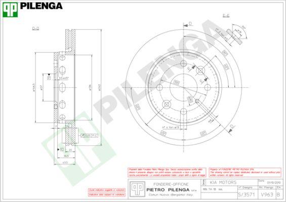 Pilenga V963 - Jarrulevy inparts.fi