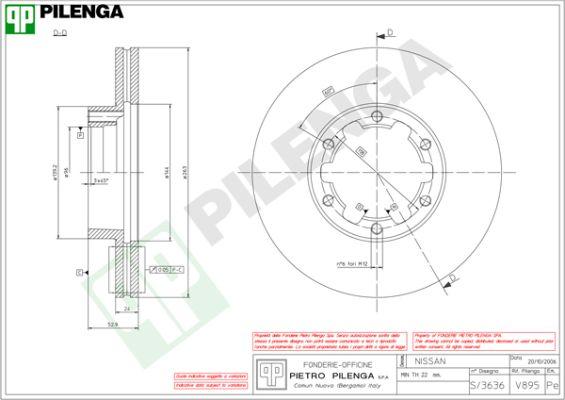 Pilenga V895 - Jarrulevy inparts.fi