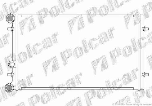 Polcar 954108-2 - Jäähdytin,moottorin jäähdytys inparts.fi