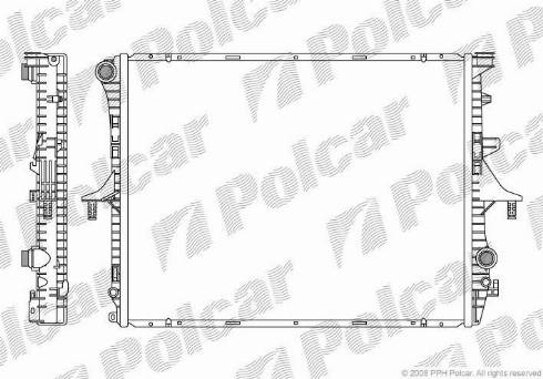 Polcar 9580081X - Jäähdytin,moottorin jäähdytys inparts.fi