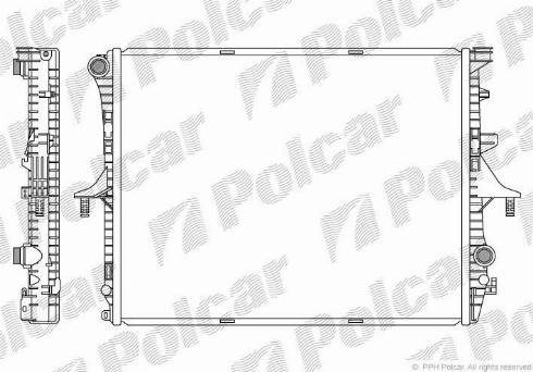 Polcar 958008-1 - Jäähdytin,moottorin jäähdytys inparts.fi