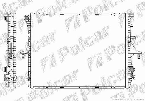 Polcar 9580082X - Jäähdytin,moottorin jäähdytys inparts.fi