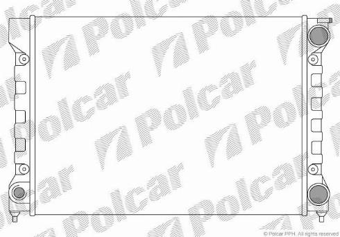 Polcar 953408A2 - Jäähdytin,moottorin jäähdytys inparts.fi