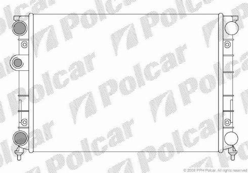 Polcar 9538081X - Jäähdytin,moottorin jäähdytys inparts.fi