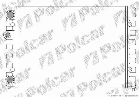 Polcar 953808A1 - Jäähdytin,moottorin jäähdytys inparts.fi