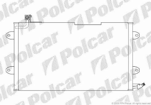 Polcar 9538K8C2 - Lauhdutin, ilmastointilaite inparts.fi