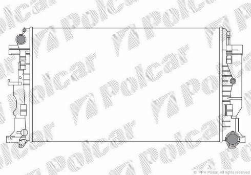Polcar 9572083X - Jäähdytin,moottorin jäähdytys inparts.fi