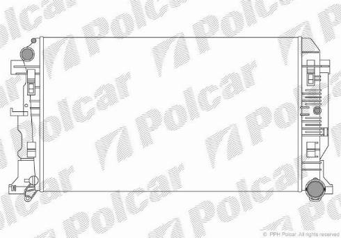Polcar 9572082X - Jäähdytin,moottorin jäähdytys inparts.fi