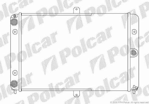 Polcar 440108-1 - Jäähdytin,moottorin jäähdytys inparts.fi