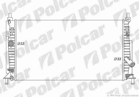 Polcar 454208-1 - Jäähdytin,moottorin jäähdytys inparts.fi