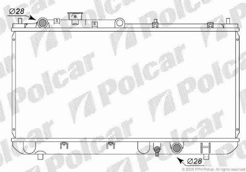 Polcar 4509083K - Jäähdytin,moottorin jäähdytys inparts.fi