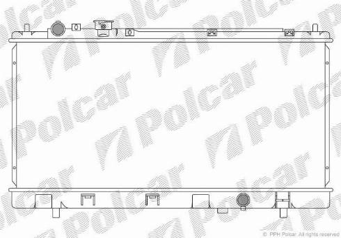 Polcar 450908-3 - Jäähdytin,moottorin jäähdytys inparts.fi