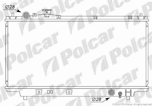 Polcar 450708-2 - Jäähdytin,moottorin jäähdytys inparts.fi