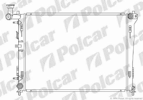 Polcar 401508-3 - Jäähdytin,moottorin jäähdytys inparts.fi