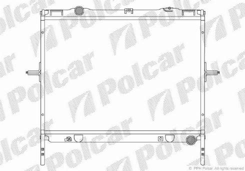 Polcar 4170084X - Jäähdytin,moottorin jäähdytys inparts.fi