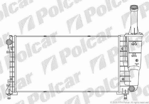 Polcar 4202088X - Jäähdytin,moottorin jäähdytys inparts.fi